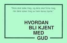 HVORDAN BLI KJENT MED GUD (Norwegian)