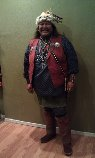 I am dressed in pre-1890 Navajo clothes!